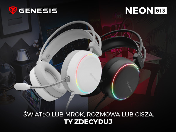 Genesis Neon Gamingowe S Uchawki Wok Uszne Z Pod Wietleniem Rgb