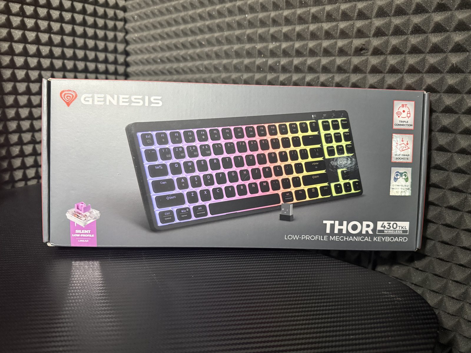 Pudelko klawiatury Genesis Thor 430 TKL Wireless
