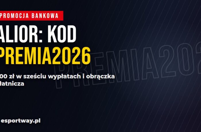 Kod PREMIA2026 w Alior Banku: 800 zł i obrączka płatnicza za Alior Konto Plus