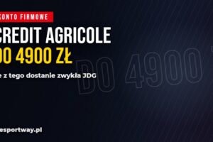 Credit Agricole konto firmowe: Kapitalna premia do 4900 zł i ile z tego dostanie zwykła JDG