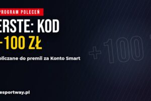 Kod polecający Erste przy koncie osobistym: 100 zł doliczane do premii za Konto Smart