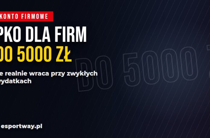PKO BP konto firmowe z premią do 5000 zł: ile trzeba wydać kartą, żeby dostać maksimum