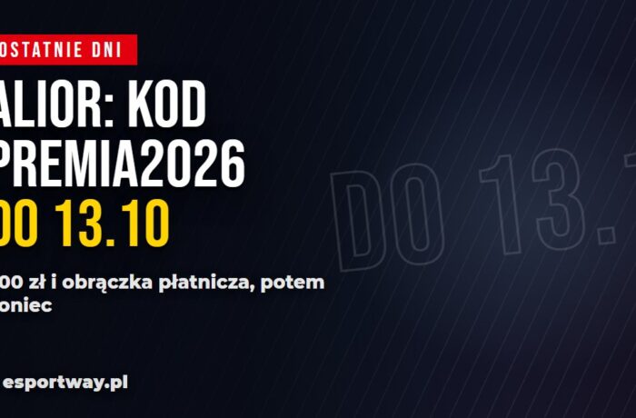 Ostatnie dni promocji Alior Konto Plus: kod PREMIA2026 działa tylko do 13 października
